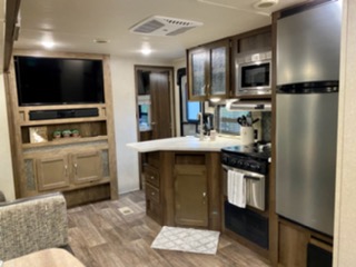 Kitchen and TV